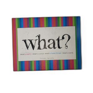 WHAT Party Game By Outset Media 2009 5 Player Funny Game Complete